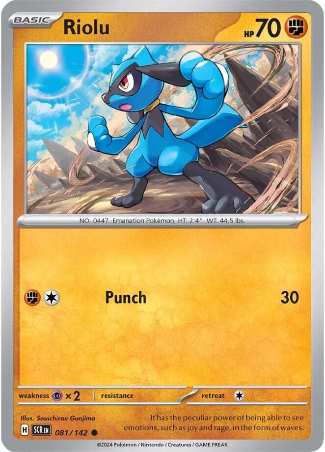 Riolu (081/142) [Scarlet & Violet: Stellar Crown] | Good Games Morley