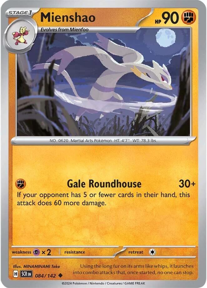 Mienshao (084/142) [Scarlet & Violet: Stellar Crown] | Good Games Morley