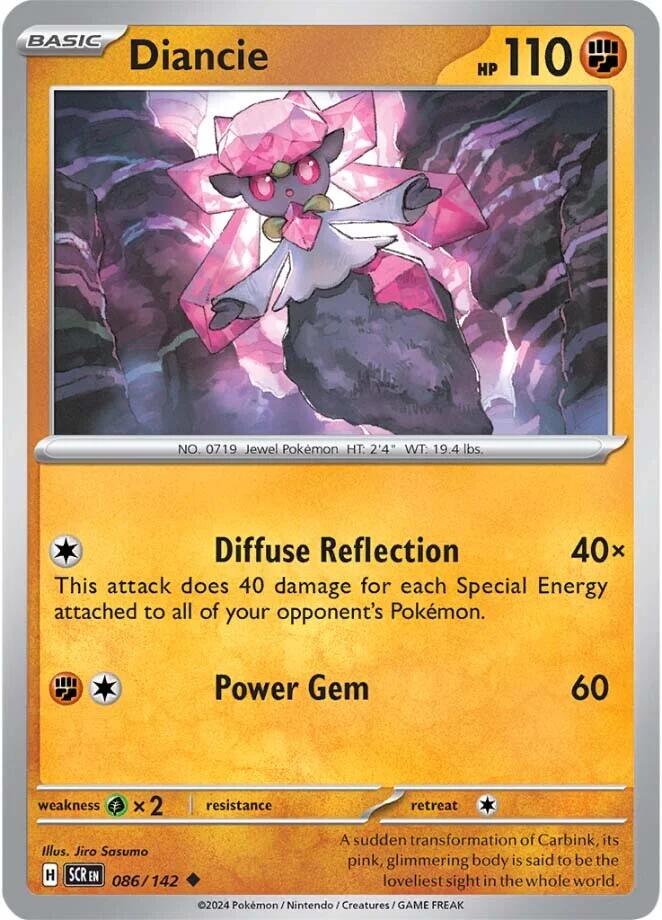 Diancie (086/142) [Scarlet & Violet: Stellar Crown] | Good Games Morley