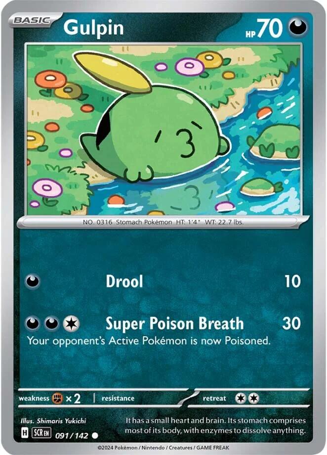 Gulpin (091/142) [Scarlet & Violet: Stellar Crown] | Good Games Morley
