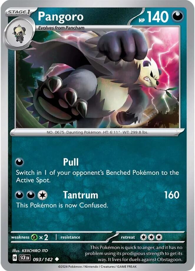 Pangoro (093/142) [Scarlet & Violet: Stellar Crown] | Good Games Morley