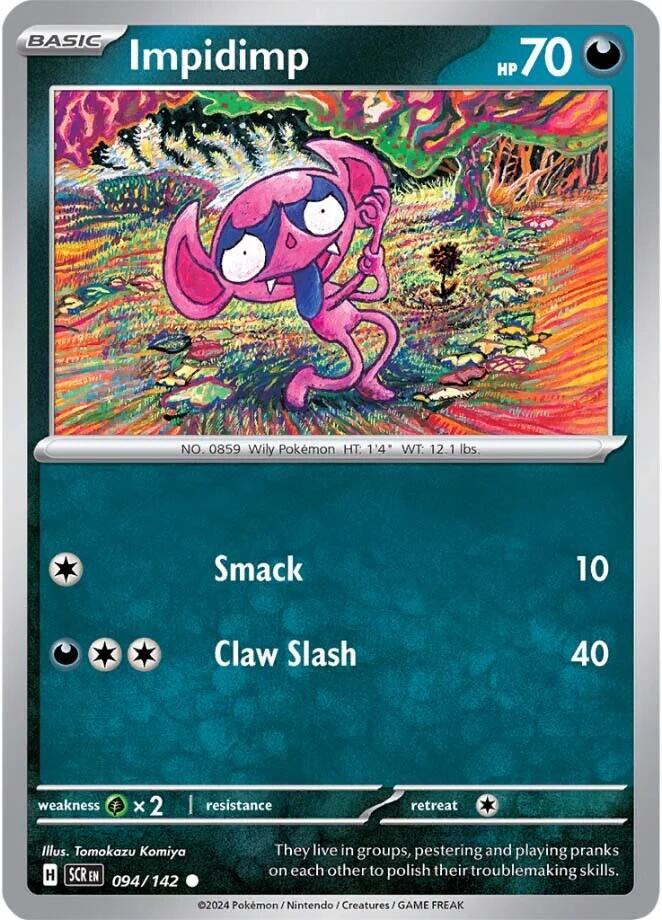 Impidimp (094/142) [Scarlet & Violet: Stellar Crown] | Good Games Morley