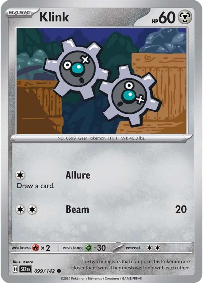 Klink (099/142) [Scarlet & Violet: Stellar Crown] | Good Games Morley