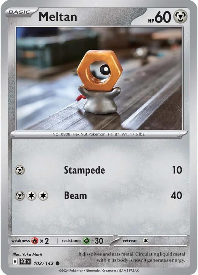 Meltan (102/142) [Scarlet & Violet: Stellar Crown] | Good Games Morley