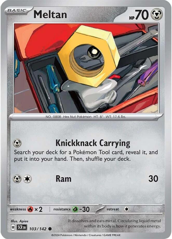 Meltan (103/142) [Scarlet & Violet: Stellar Crown] | Good Games Morley