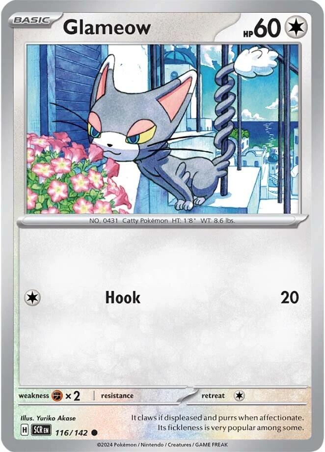 Glameow (116/142) [Scarlet & Violet: Stellar Crown] | Good Games Morley