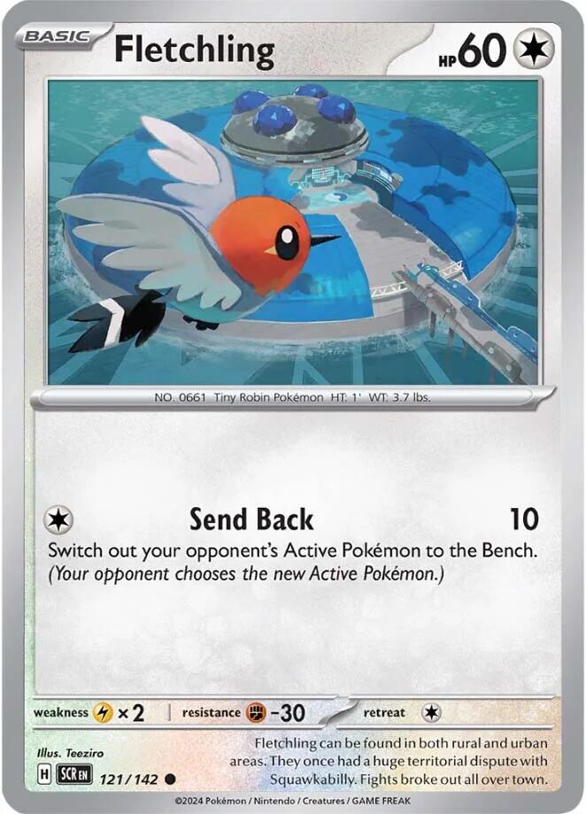 Fletchling (121/142) [Scarlet & Violet: Stellar Crown] | Good Games Morley