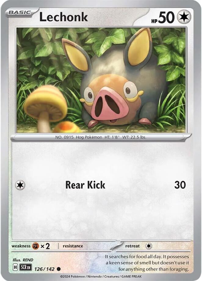 Lechonk (126/142) [Scarlet & Violet: Stellar Crown] | Good Games Morley