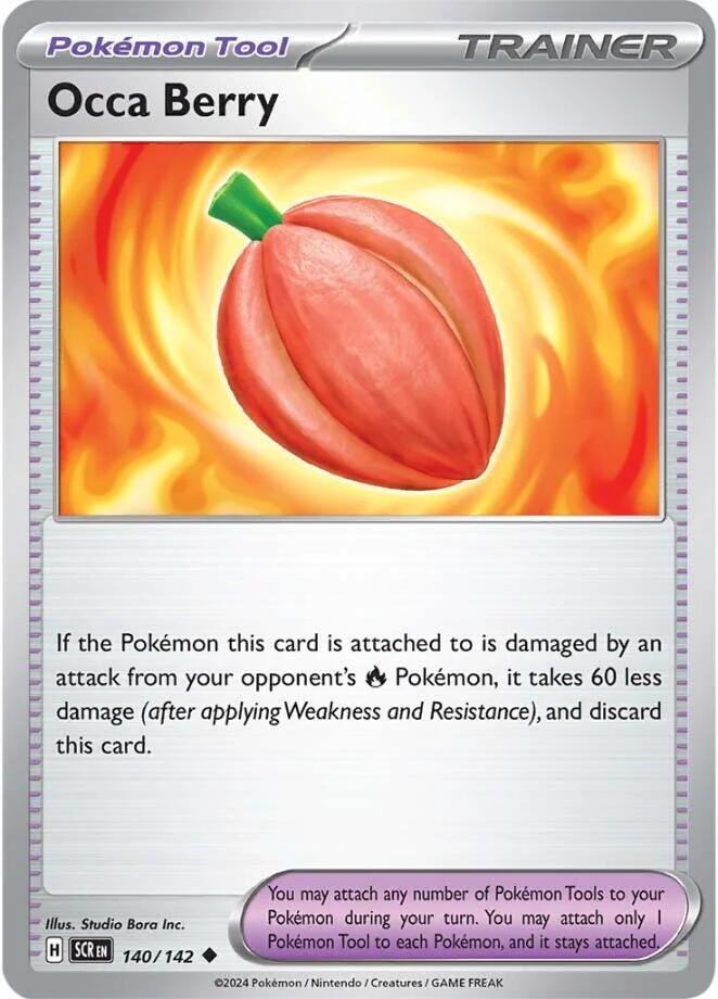 Occa Berry (140/142) [Scarlet & Violet: Stellar Crown] | Good Games Morley