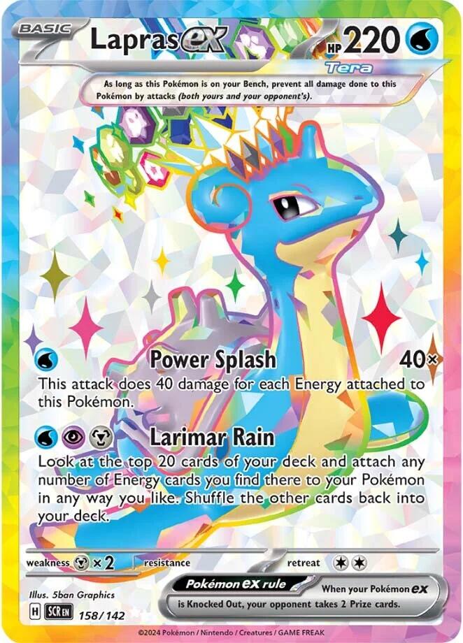 Lapras ex (158/142) [Scarlet & Violet: Stellar Crown] | Good Games Morley