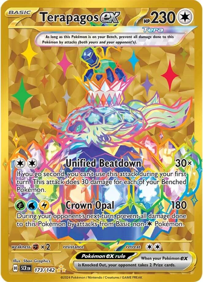Terapagos ex (173/142) [Scarlet & Violet: Stellar Crown] | Good Games Morley