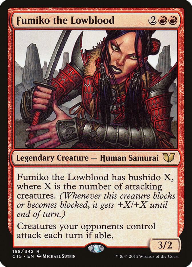 Fumiko the Lowblood 155/342 (Commander 2015)  | Good Games Morley