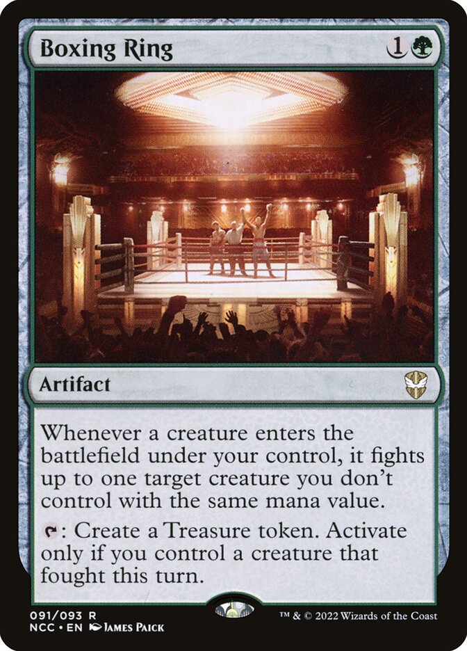 Boxing Ring 91 (Commander: Streets of New Capenna)  - Foil | Good Games Morley