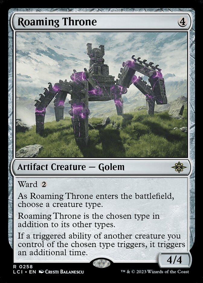 Roaming Throne 258/291 (The Lost Caverns of Ixalan)  - Foil | Good Games Morley