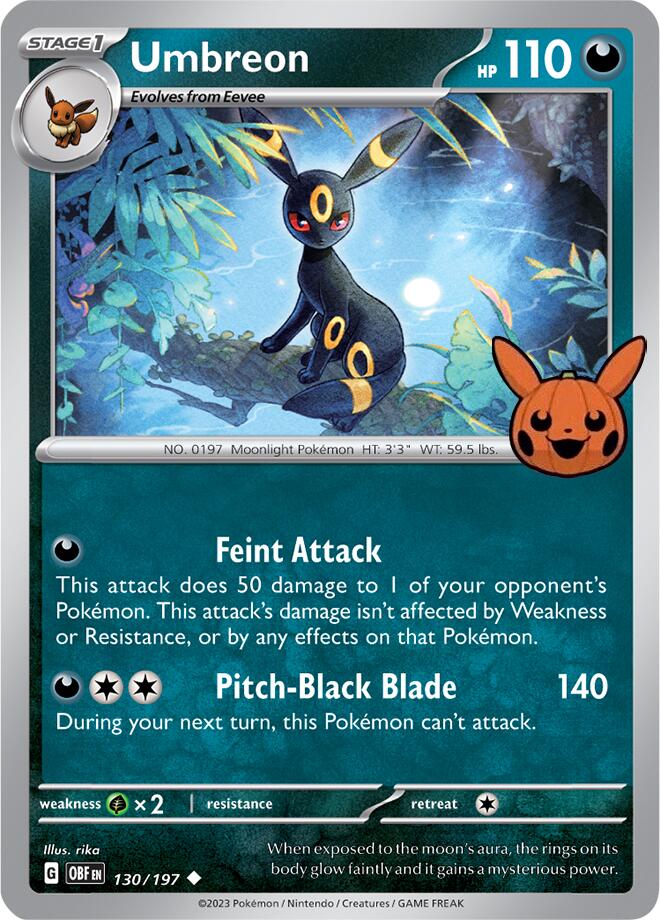 Umbreon (130/197) [Trick or Trade 2024] | Good Games Morley