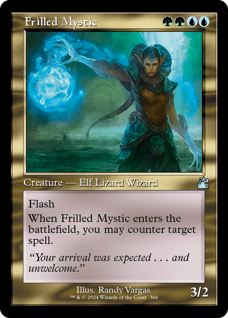 Frilled Mystic (Retro Frame) [Ravnica Remastered] | Good Games Morley