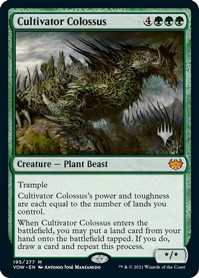 Cultivator Colossus (Promo Pack) [Innistrad: Crimson Vow Promos] | Good Games Morley