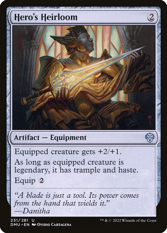 Heros Heirloom 231 (Dominaria United)  - Foil | Good Games Morley