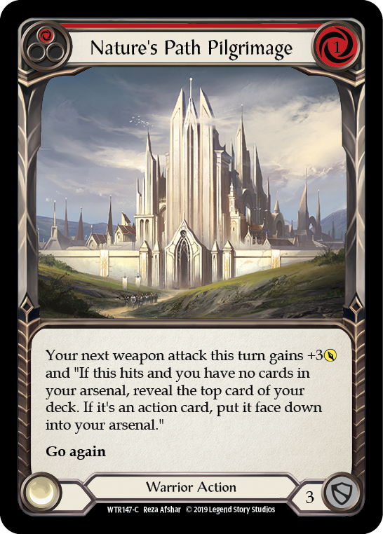 Nature's Path Pilgrimage (Red) [WTR147-C] (Welcome to Rathe)  Alpha Print Normal | Good Games Morley