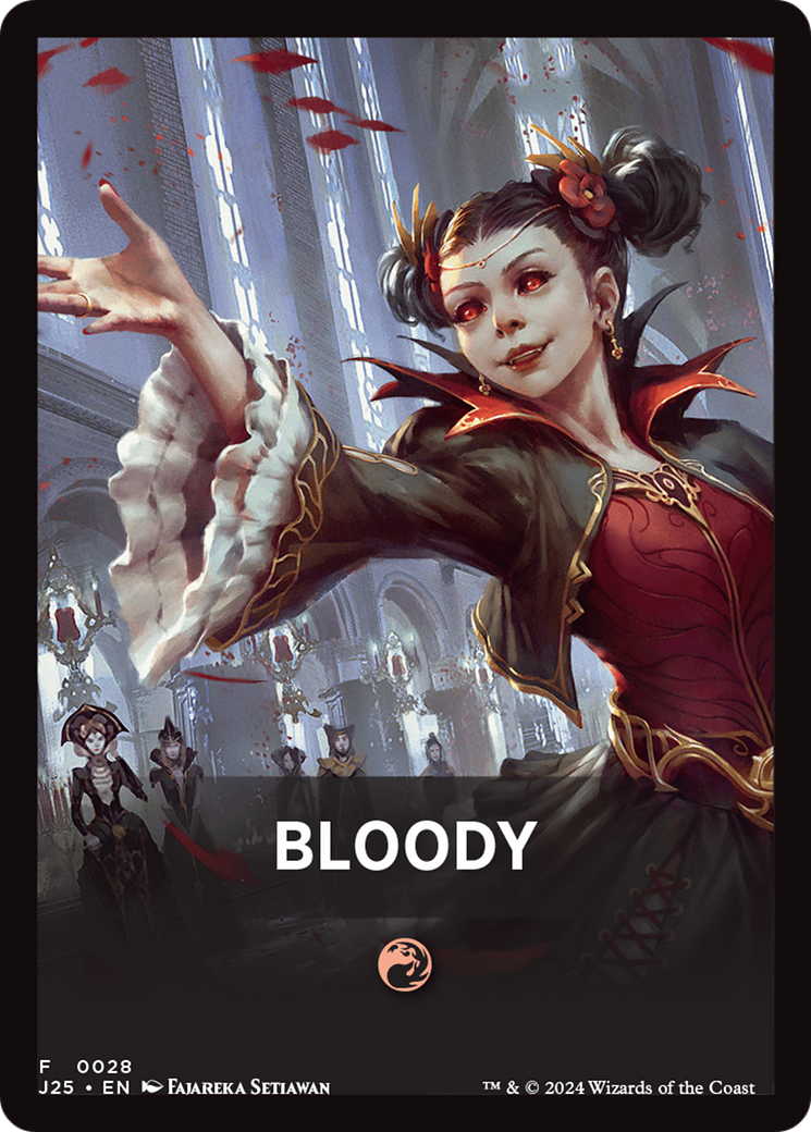 Bloody Theme Card [Foundations Jumpstart Front Cards] | Good Games Morley