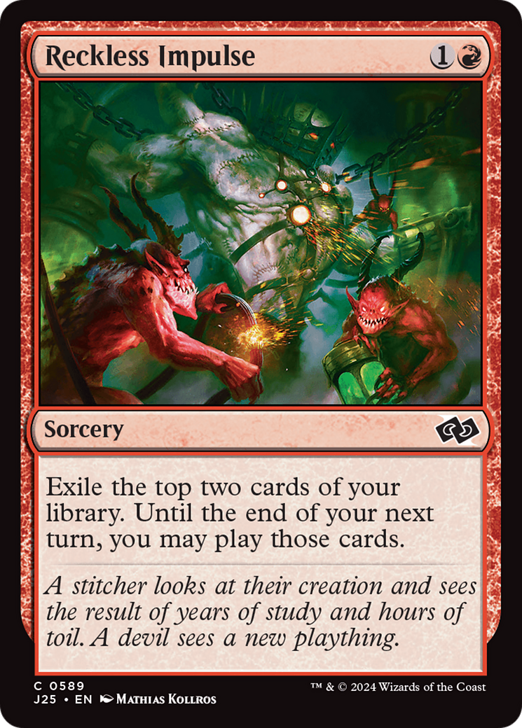 Reckless Impulse [Foundations Jumpstart] | Good Games Morley