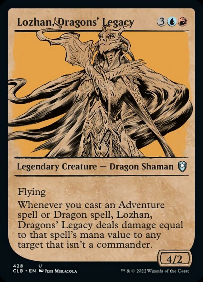 Lozhan, Dragons' Legacy (Showcase) [Commander Legends: Battle for Baldur's Gate] | Good Games Morley