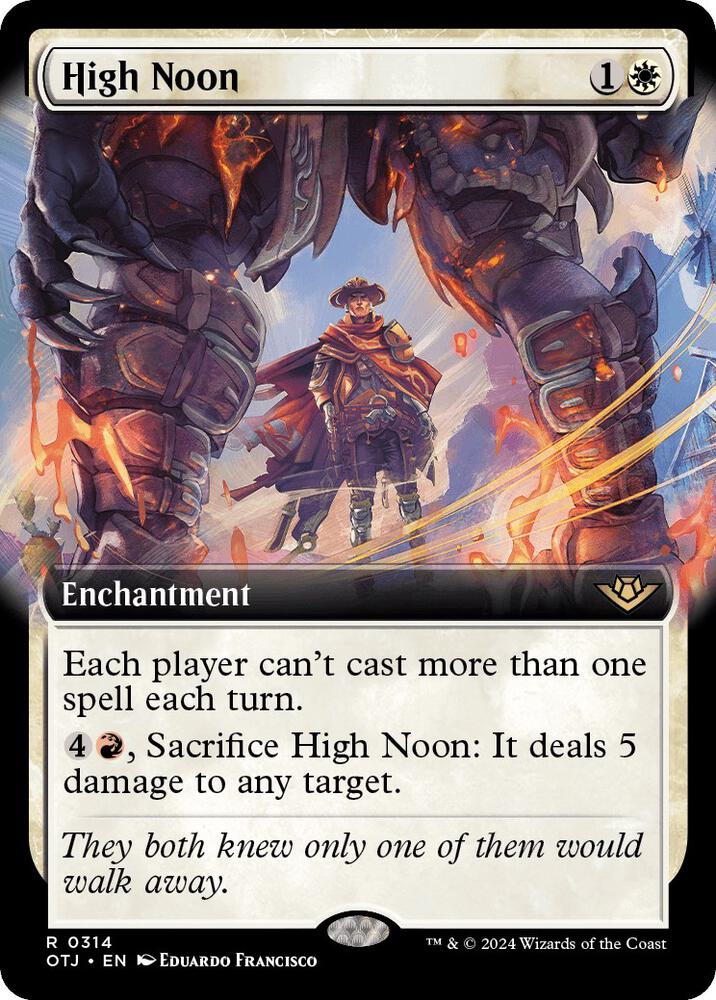 High Noon 314/286 (Outlaws of Thunder Junction)  - Extended Art Foil | Good Games Morley