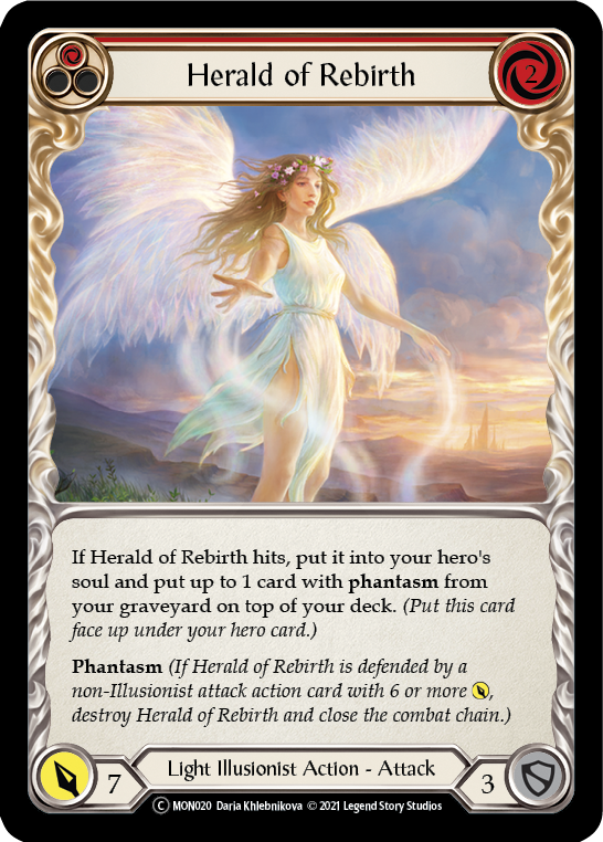 Herald of Rebirth (Red) [U-MON020] (Monarch Unlimited)  Unlimited Normal | Good Games Morley