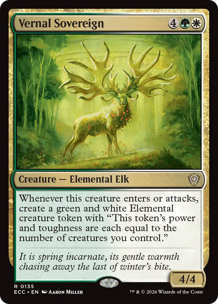 Vernal Sovereign [Lorwyn Eclipsed Commander] | Good Games Morley