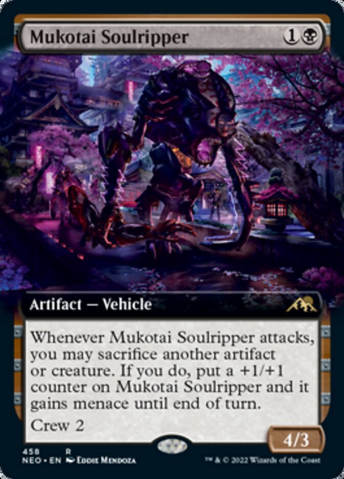 Mukotai Soulripper (Extended Art) [Kamigawa: Neon Dynasty] | Good Games Morley