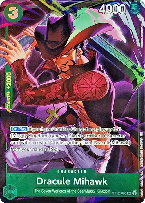 Dracule Mihawk (Illustration Box Vol.4) ST12-003 (One Piece Promotion Cards)  - Foil | Good Games Morley