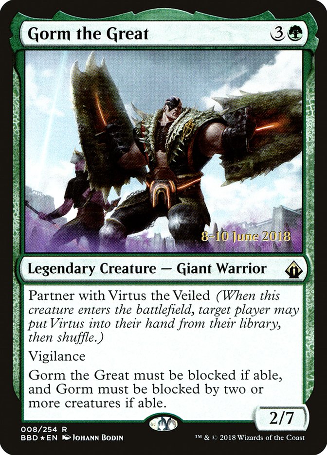 Gorm the Great [Battlebond Prerelease Promos] | Good Games Morley