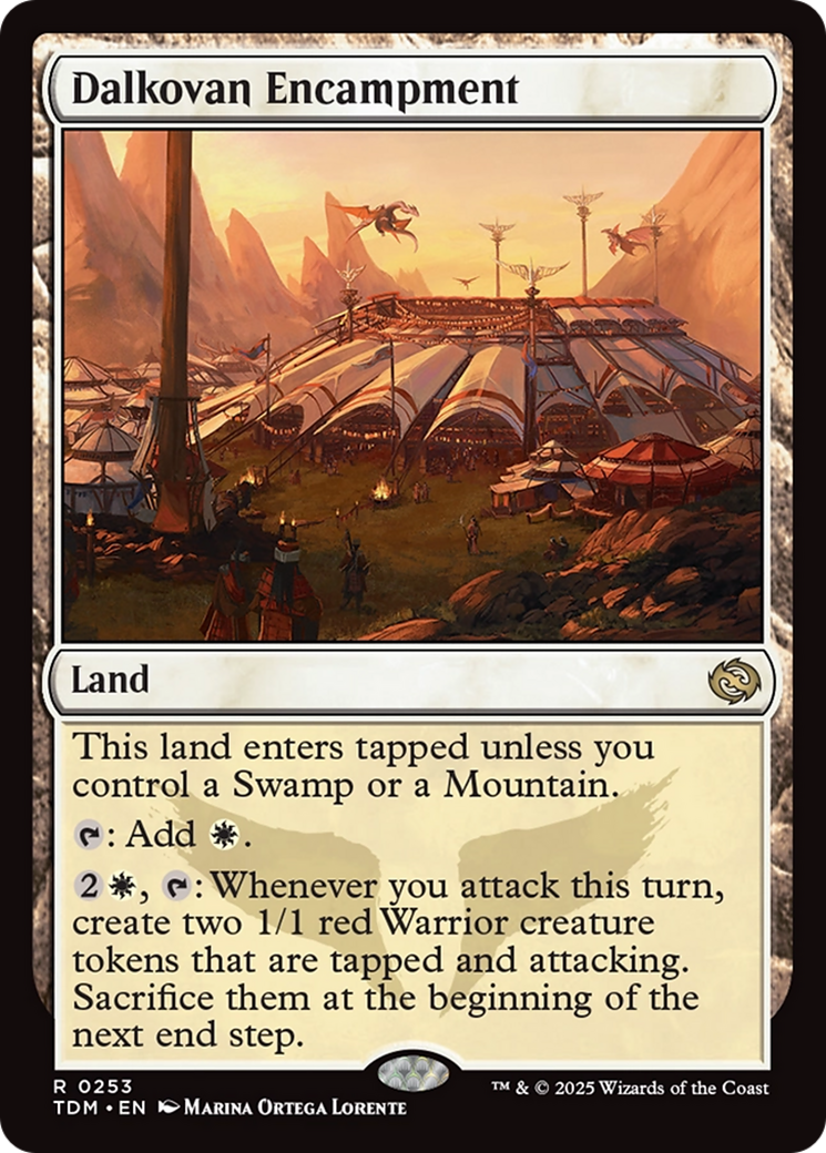 Dalkovan Encampment [Tarkir: Dragonstorm] | Good Games Morley