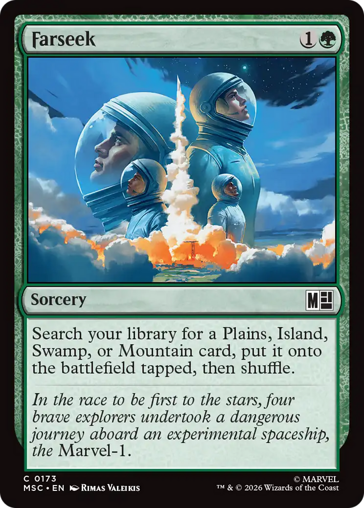 Farseek (0173) (Surge Foil) [Marvel Super Heroes Commander] | Good Games Morley