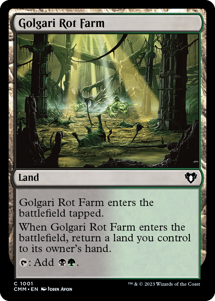 Golgari Rot Farm [Commander Masters] | Good Games Morley