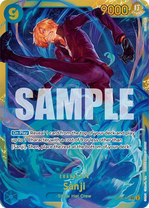 Sanji OP06-119 (Wings of the Captain)  - Foil | Good Games Morley
