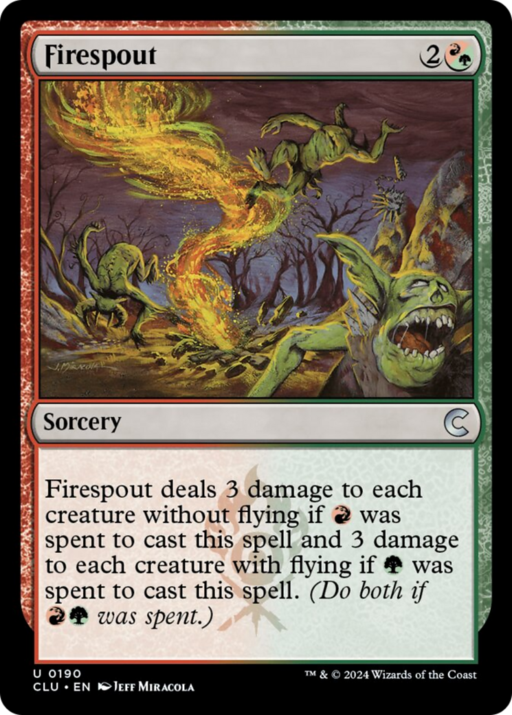 Firespout [Ravnica: Clue Edition] | Good Games Morley