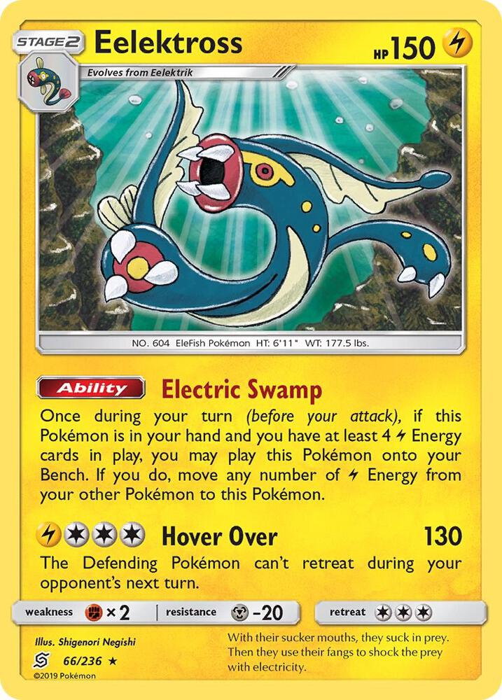 Eelektross 66/236 (SM - Unified Minds)  - Holofoil | Good Games Morley