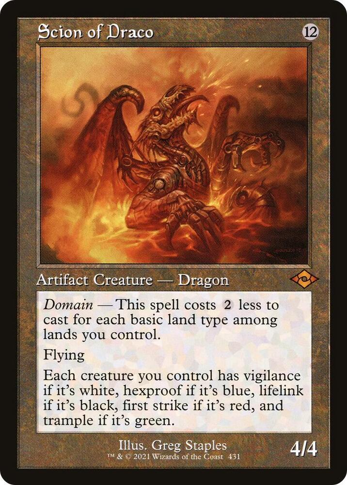 Scion of Draco Retro Frame 431 (Modern Horizons 2)  | Good Games Morley