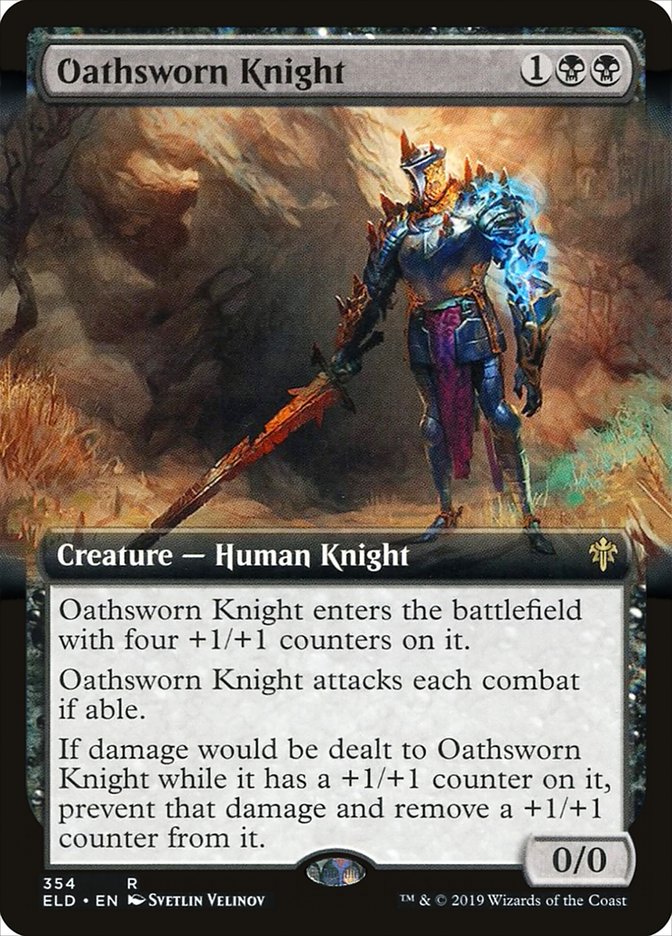 Oathsworn Knight (Extended Art) [Throne of Eldraine] | Good Games Morley