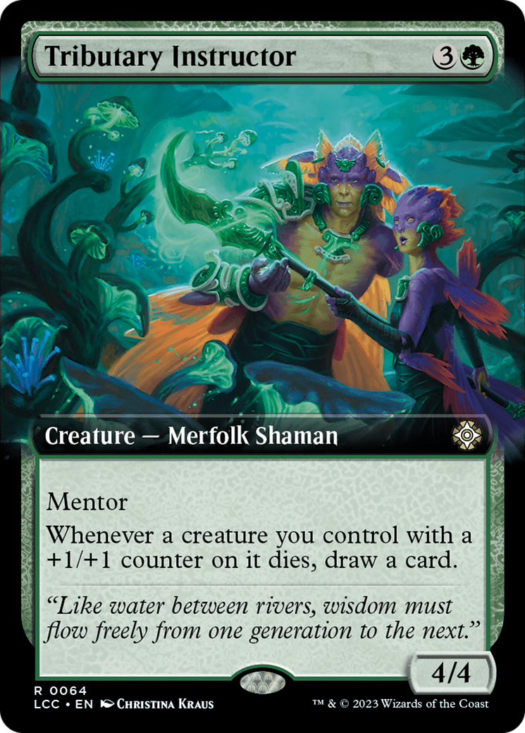 Tributary Instructor (Extended Art) [The Lost Caverns of Ixalan Commander] | Good Games Morley