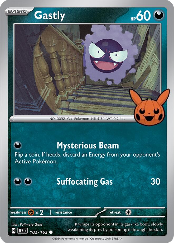 Gastly (102/162) [Trick or Trade 2024] | Good Games Morley