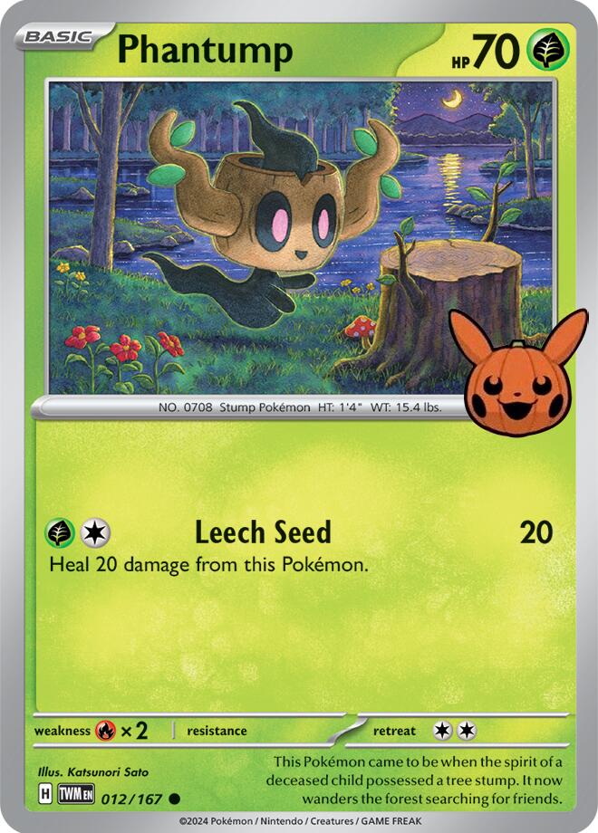 Phantump (012/167) [Trick or Trade 2024] | Good Games Morley