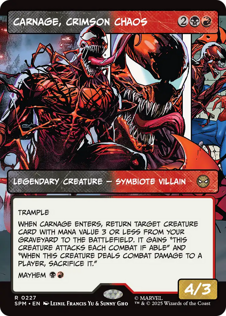 Carnage, Crimson Chaos (Borderless) [Marvel's Spider-Man] | Good Games Morley