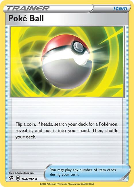 Poke Ball 164/192 (SWSH02: Rebel Clash)  | Good Games Morley
