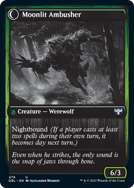 Oakshade Stalker // Moonlit Ambusher [Innistrad: Double Feature] | Good Games Morley