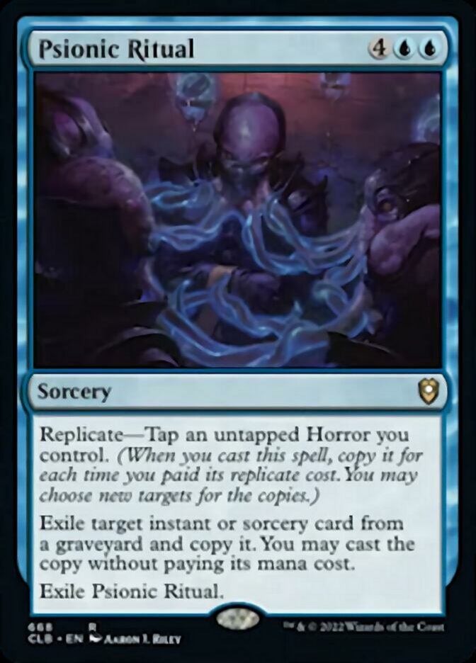 Psionic Ritual [Commander Legends: Battle for Baldur's Gate] | Good Games Morley