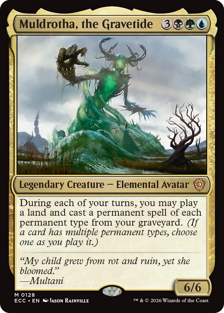 Muldrotha, the Gravetide [Lorwyn Eclipsed Commander] | Good Games Morley