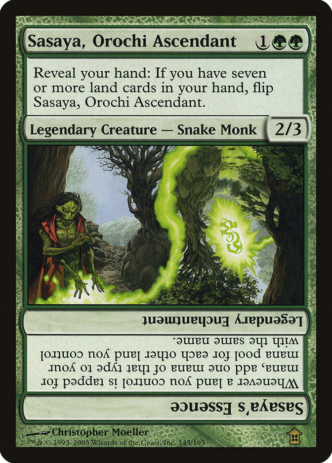 Sasaya, Orochi Ascendant // Sasaya's Essence [Saviors of Kamigawa] | Good Games Morley