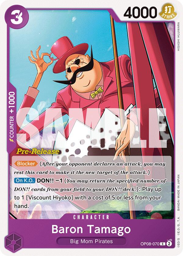 Baron Tamago [Two Legends Pre-Release Cards] | Good Games Morley